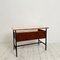 Small Mid-Century Italian Desk in Metal, Walnut and Formica by Gio Ponti, 1950s, Image 13