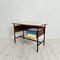 Small Mid-Century Italian Desk in Metal, Walnut and Formica by Gio Ponti, 1950s 7