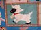 Vintage American Handmade Hooked Rug with Animals, 1970s 2