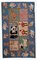 Vintage American Handmade Hooked Rug with Animals, 1970s 1