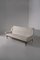 Modernes dänisches Vintage Sofa aus weißem Bouclé, 1950er 1