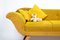 Mid-Century Yellow Sofa, 1960s, Image 2