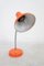Orange Gooseneck Table Lamp, 1970s, Image 2