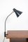 Black Adjustable Gooseneck Table Lamp, 1960s, Image 1
