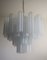 Lampadario tubolare in vetro di Murano, anni '90, Immagine 5
