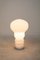 English Table Lamp with Milk Glass Shade, 1970s, Image 2