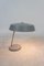 Lampada da tavolo grigia con parti cromate, anni '60, Immagine 2
