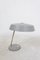 Grey Table Lamp with Chrome Parts, 1960s, Image 1