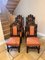 Antique Victorian Carved Oak Dining Chairs, 1880s, Set of 6, Image 7