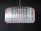 Large Triedri Murano Glass Prism Chandelier, 1990s 2