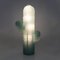 Lámpara de pie Cactus Mid-Century moderna de cristal de Murano verde agua de Poliarte, años 70, Imagen 2