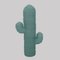 Lámpara de pie Cactus Mid-Century moderna de cristal de Murano verde agua de Poliarte, años 70, Imagen 1