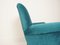 Fauteuils en Velours Bleu, Italie, 1950, Set de 2 3