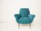 Italian Armchairs in Blue Velvet, 1950, Set of 2, Image 7