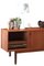Danish Sideboard in Teak with Sliding Doors and Bar Cabinet, 1960s 5