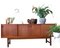 Danish Sideboard in Teak with Sliding Doors and Bar Cabinet, 1960s 6
