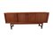 Credenza in teak con ante scorrevoli e mobile bar, Danimarca, anni '60, Immagine 9