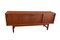 Danish Sideboard in Teak with Sliding Doors and Bar Cabinet, 1960s 13