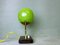 Art Deco Green Glass and Marble Base Desk Lamp, 1940s, Image 6