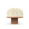 Hygge Bench in Graffito Linen Onyx Fabric and Smoked Oak by Saccal Design House for Collector 2