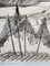 Heinrich Heuser, Reti da pesca sulla spiaggia, 1950, Inchiostro e acquerello, Immagine 3