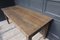 19th Century Rustic Rectangular Oak Table 14