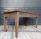 19th Century Rustic Rectangular Oak Table 36