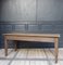 19th Century Rustic Rectangular Oak Table 40