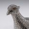20th Century Silver Pheasant Statues, 1930s, Set of 2 10