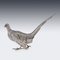 20th Century Silver Pheasant Statues, 1930s, Set of 2 42
