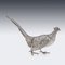 20th Century Silver Pheasant Statues, 1930s, Set of 2 36