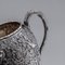 19th Century Chinese Silver Cherry Blossom Tea Set by Wang Hing, 1890s, Set of 3, Image 32