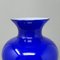 Blue Vase by Ind. Vetraria Valdarnese, Italy, 1970s, Image 6