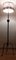 Lampada da terra con struttura in ferro battuto grigio-nero e paralume in tessuto fatto a mano, Germania, anni '30, Immagine 5