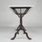 Garden Table with Cast Iron Frame from Pierre Ouvrier Paris, 1930s 3