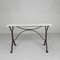 Garden Table with Cast Iron Frame from Pierre Ouvrier Paris, 1930s 24