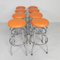 Chrome Bar Stools from Hilma, 1970s, Set of 8 17