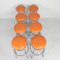 Tabourets de Bar en Chrome de Hilma, 1970s, Set de 8 10