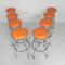 Chrome Bar Stools from Hilma, 1970s, Set of 8 6