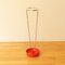 Vintage Chrome-Plated Umbrella Stand with Red Shell by Franz Hagenauer, 1950s 6