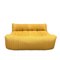 Gelbes Vintage Aralia Zwei-Sitzer Sofa von Ligne Roset, 1980er 4