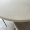 Table de Salle à Manger Menhir 120 Ronde en Plâtre Naturel par Isabelle Beaumont 9