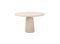 Round Natural Plaster Menhir 120 Dining Table by Isabelle Beaumont 4