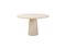 Round Natural Plaster Menhir 120 Dining Table by Isabelle Beaumont 1