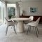 Round Natural Plaster Menhir 120 Dining Table by Isabelle Beaumont 8