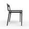 Collector Nihon Dining Chair in Black Fabric and Black Oak by Francesco Zonca Studio 3