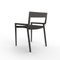 Collector Nihon Dining Chair in Black Fabric and Black Oak by Francesco Zonca Studio 4