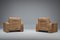Armchairs in Patchwork Leather by Ernst Lüthy for De Sede, Set of 2 8