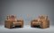 Armchairs in Patchwork Leather by Ernst Lüthy for De Sede, Set of 2 18