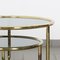 Vintage Coffee Table in Brass and Smoked Glass, 1960s 3